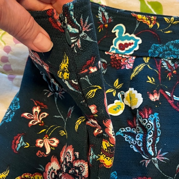 LOFT Floral Pencil A-line Skirt size 14 - Picture 4 of 8